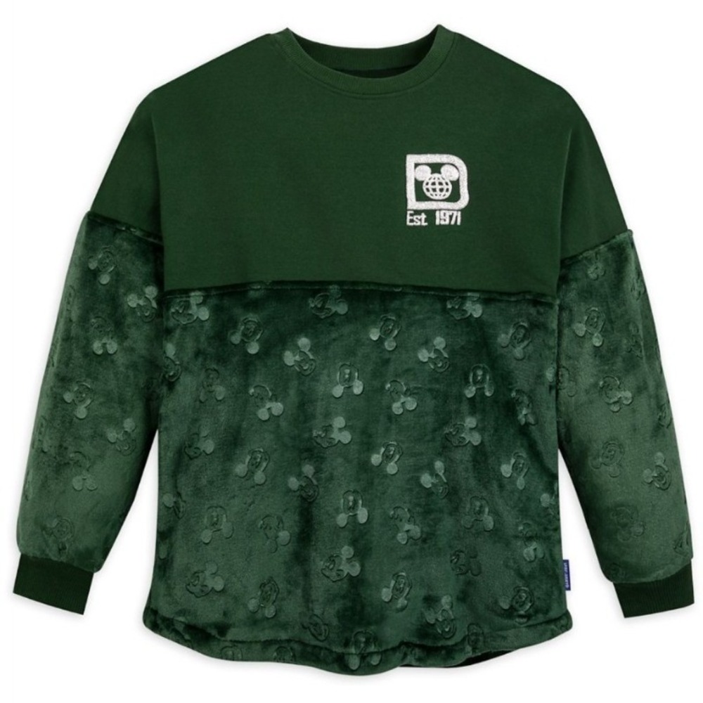 Mickey Mouse Spirit Jersey for Adults Walt Disney World Green Sweater - M